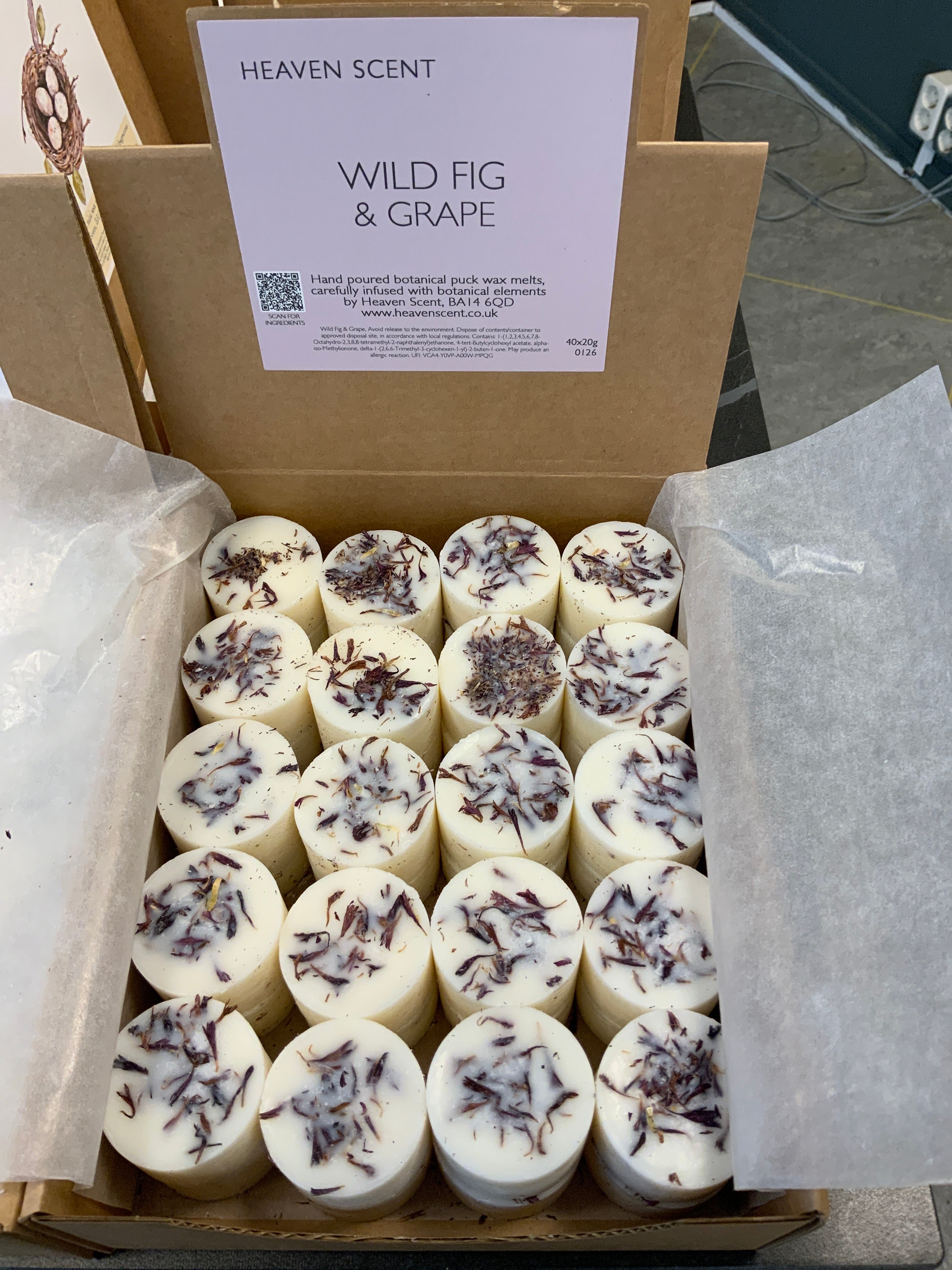Heaven sent waxmelts wild fig & grape 20 gr