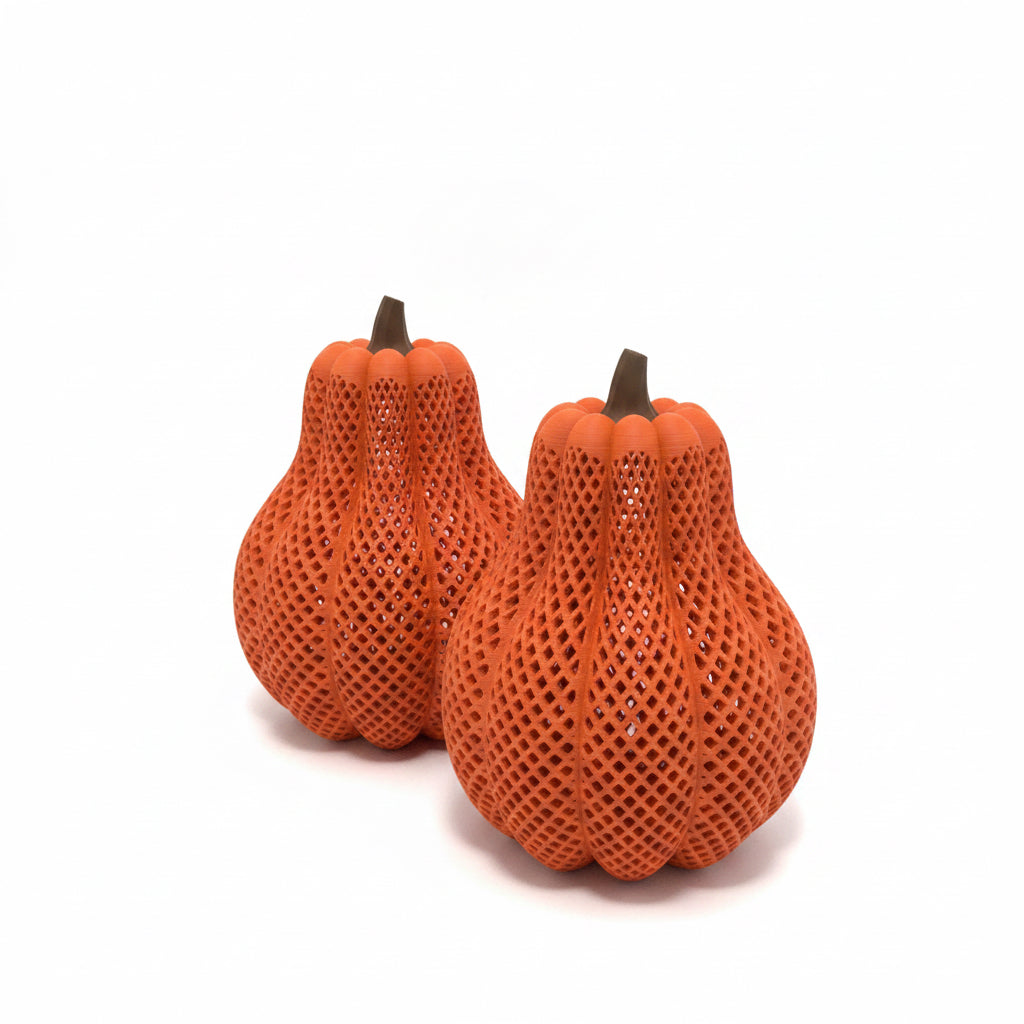 3d geprinte hoge pompoen voor waxinelichtje
