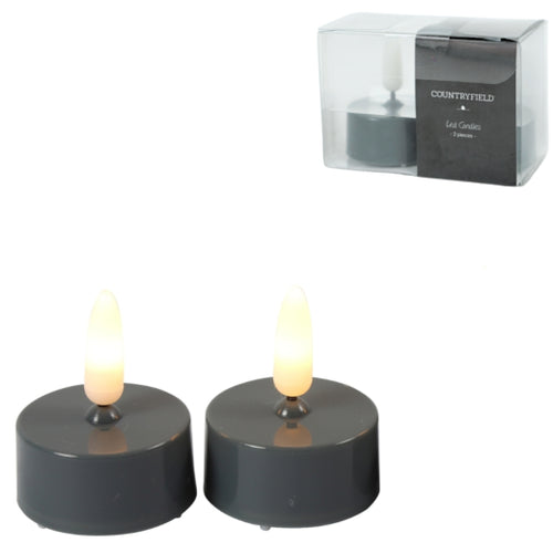 Countryfield Led Candles 2 stuks