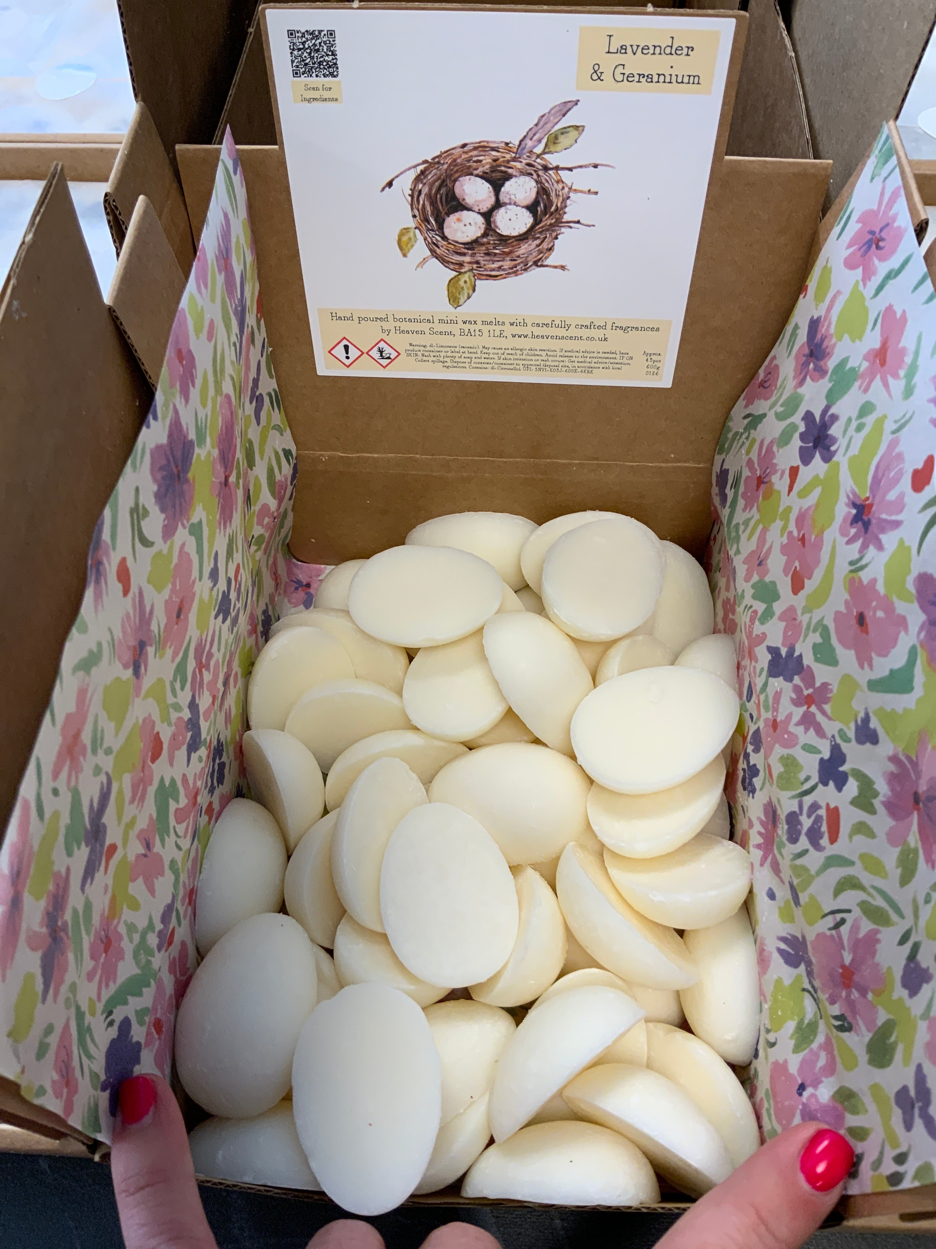 Heaven sent waxmelts lavender & geranium 20 gr