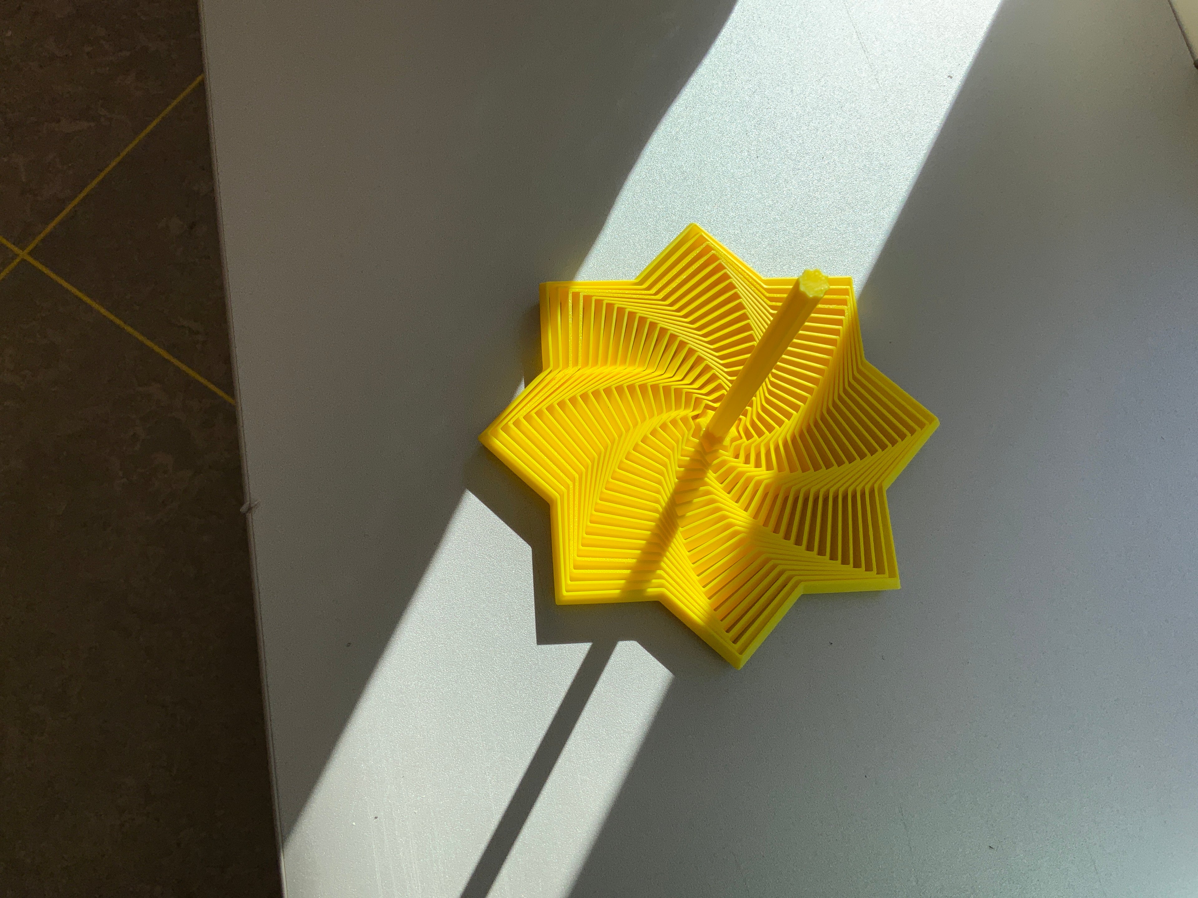 3D geprint figed toy klein