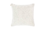 Kussen (gevuld) ZENIA - 45x45 cm: Ivoor/wit