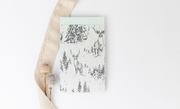 Papieren zakken bos grijs (Kerstmis): Middelgroot (12x21cm)