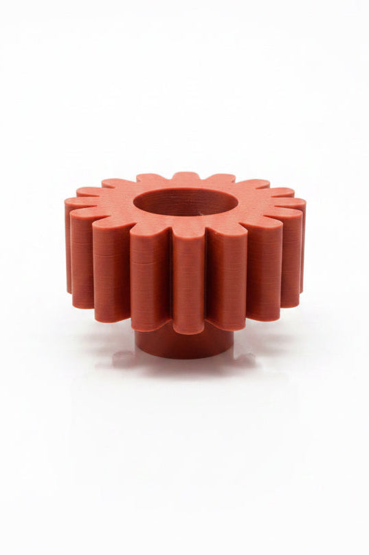 3D geprint modulair middenstuk bloem terracotta