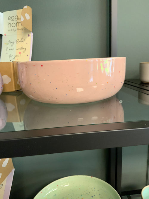 Egg back home New party bowl 19 cm pink