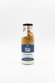 Cake mixen in een fles stroopwafel