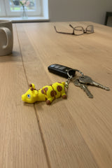3d geprinte sleutelhanger giraffe beweegbaar