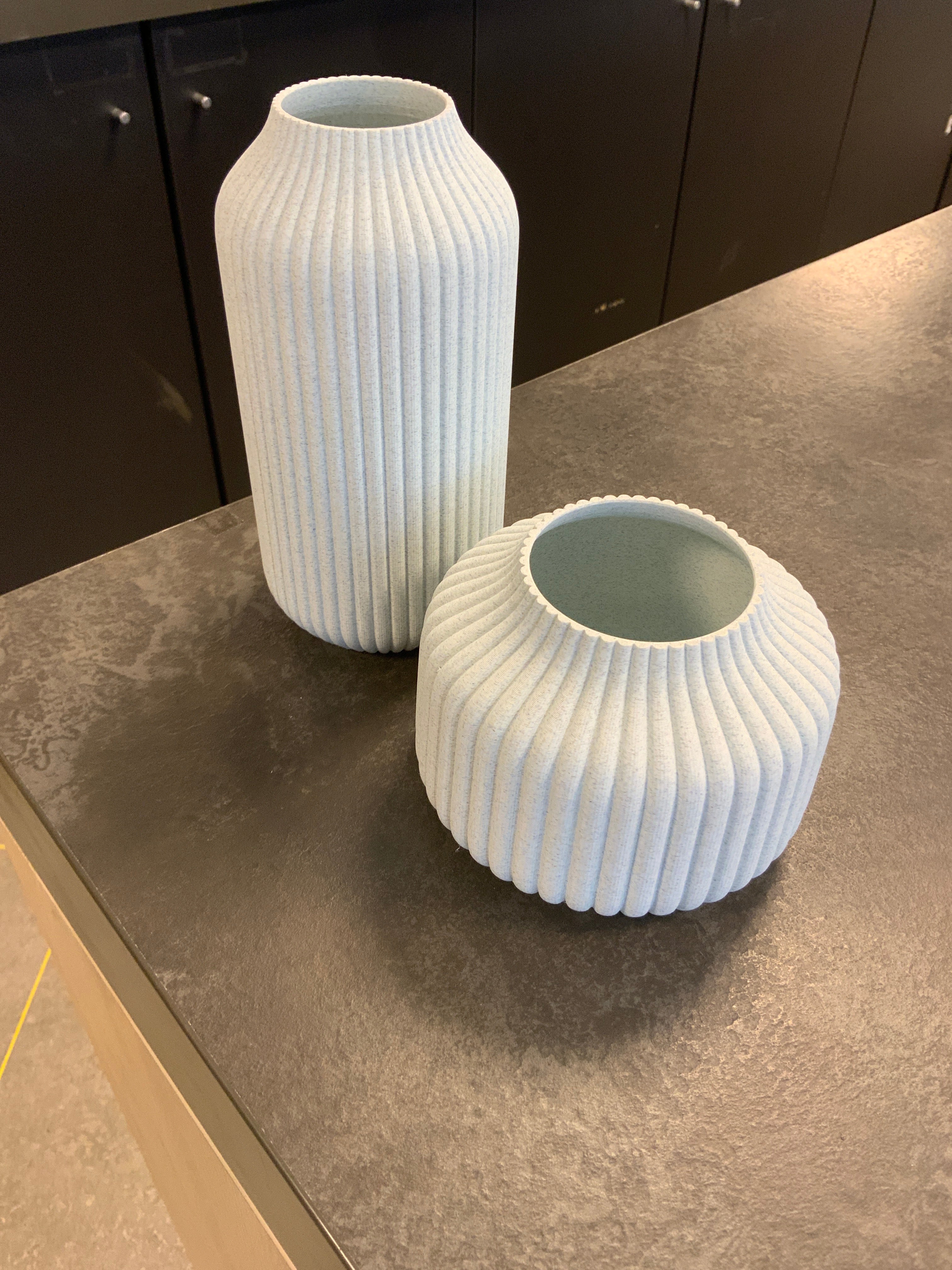 3D geprinte set vazen
