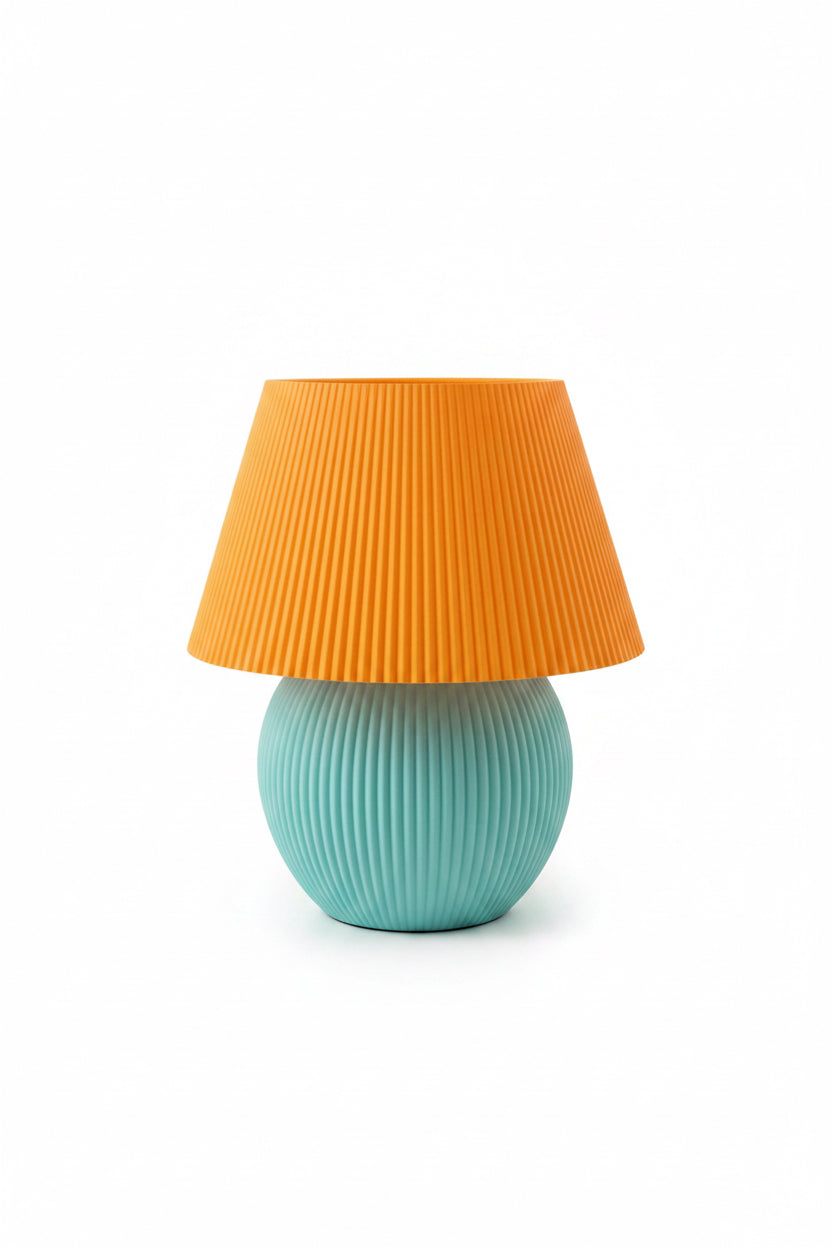 3D geprinte lamp inclusief lamp