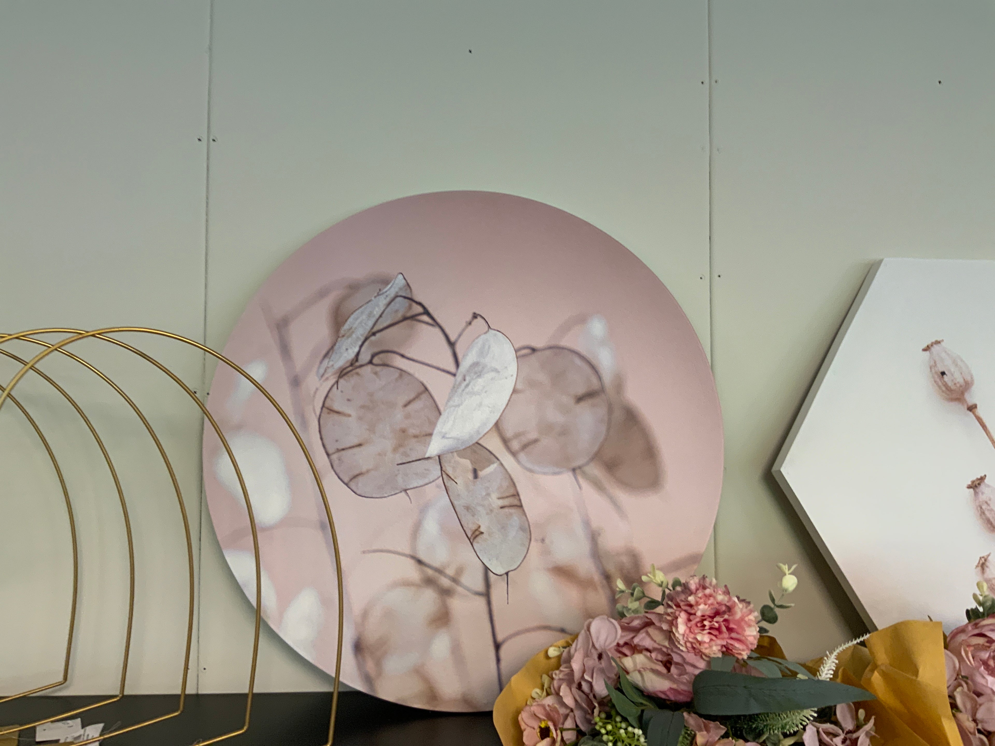 Wand decoratie judaspenning 58 cm rond