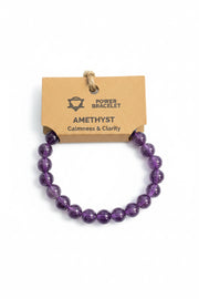 Power bracelets amethyst (calmness & clarity)