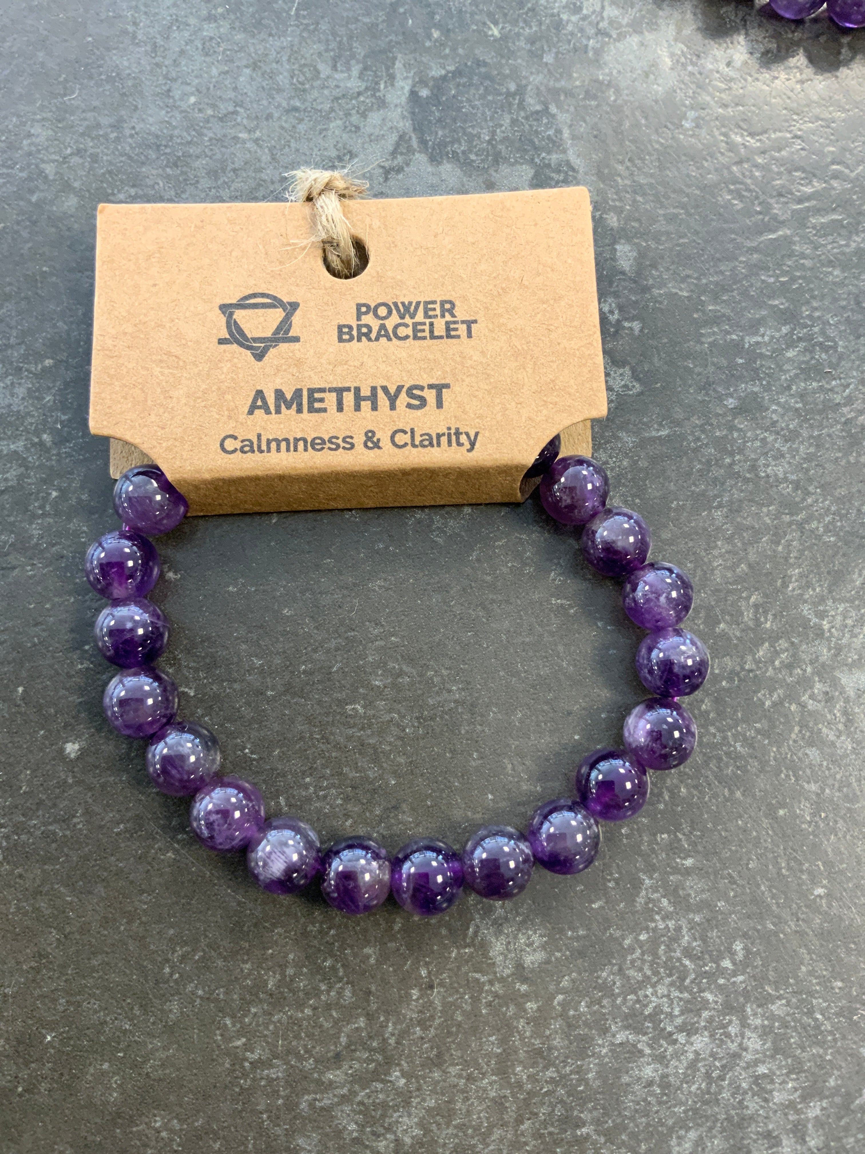Power bracelets amethyst (calmness & clarity)