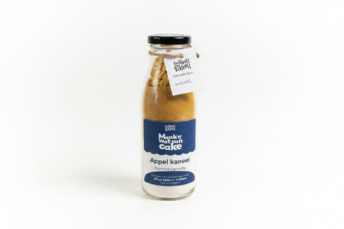 cake mixen in fles appel kaneel