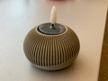 3D geprint waxinelichtje klein taupe