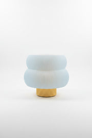 3D geprinte lamp transparant blauw  (pima&more)