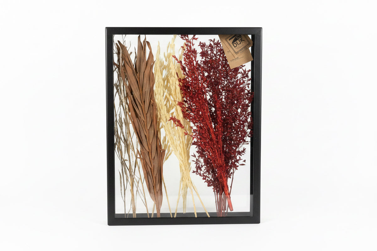 Fotolijst met droogbloemen