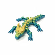 3d geprinte sleutelhanger draak beweegbaar
