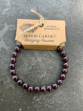 Power bracelets blood Garnet (bringing passion)