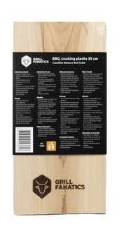 BBQ Rookplank 30cm 2 stuks