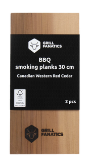 BBQ Rookplank 30cm 2 stuks
