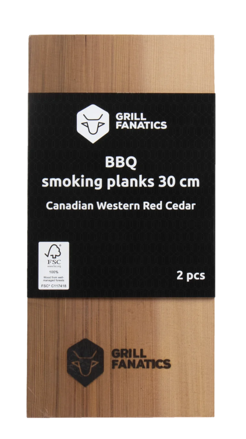BBQ Rookplank 30cm 2 stuks