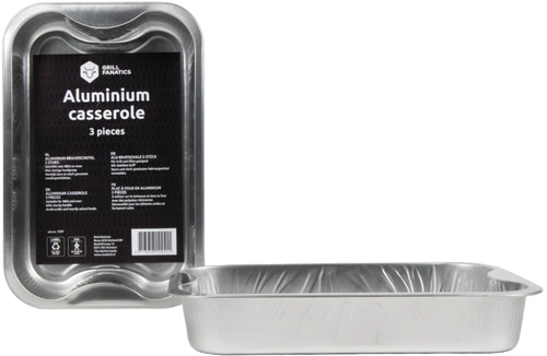 Aluminium braadschotel 3 stuks