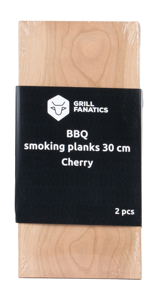 BBQ Rookplank Kers 30cm 2 stuks