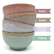 Steengoed kom turquoise