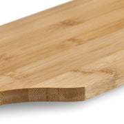 Snij- en serveerplank van bamboe met handvat: Natuur / Ca. 45 x 25 x 1,6 cm