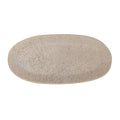 Steengoed Bord klein ovaal, 22,5 x 10,8 cm, modern grijs