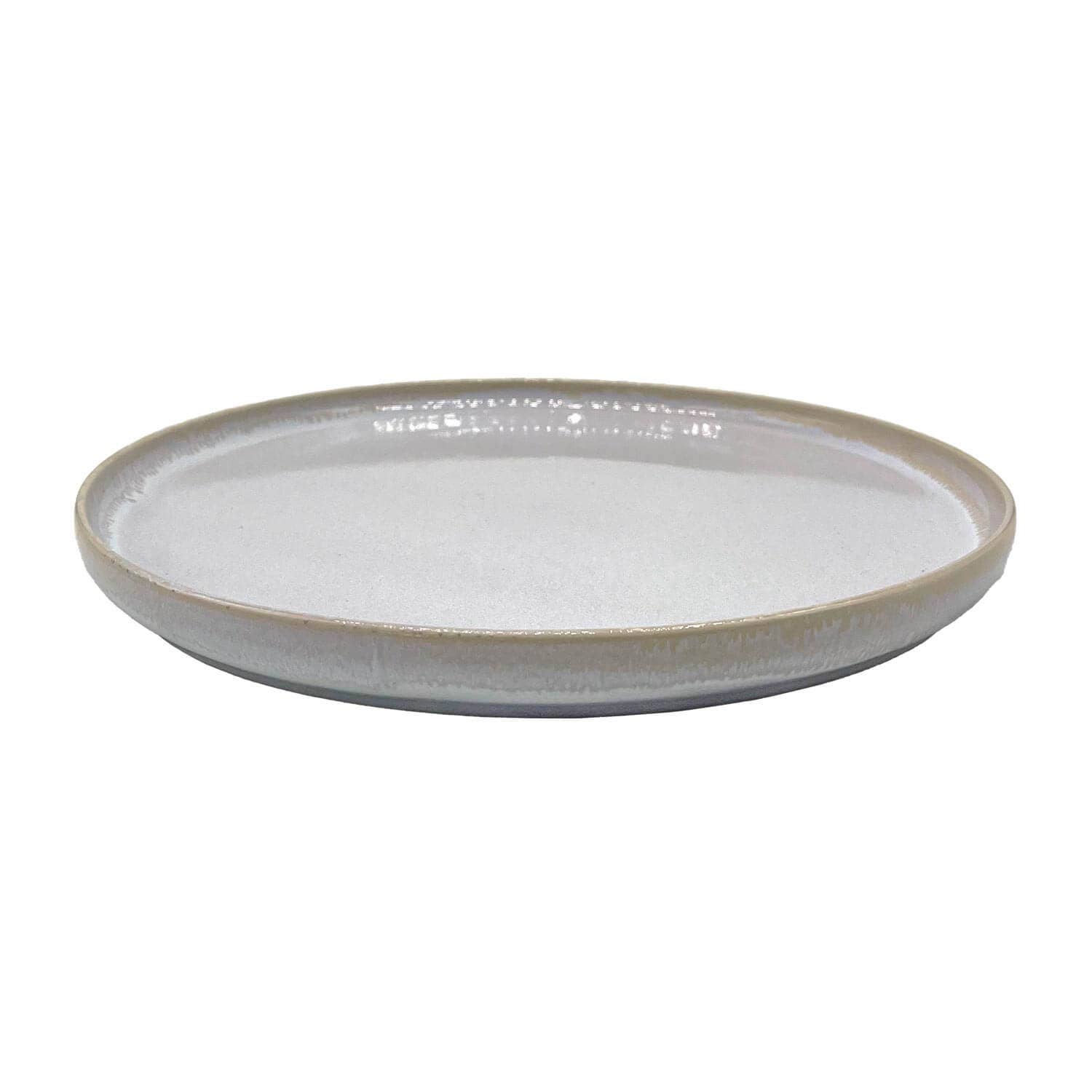 Steengoed bord klein, 22,4 cm, poolwit