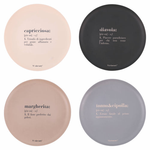 Victionary pizzaborden Ø 33 cm, set van 4
