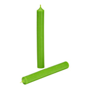 Stompkaars Groen door en door gekleurd van was Ø 2x18cm (Brandduur ca. 8 uur)
