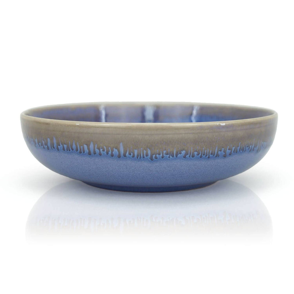 Steengoed soepbord, 20 cm, blauw