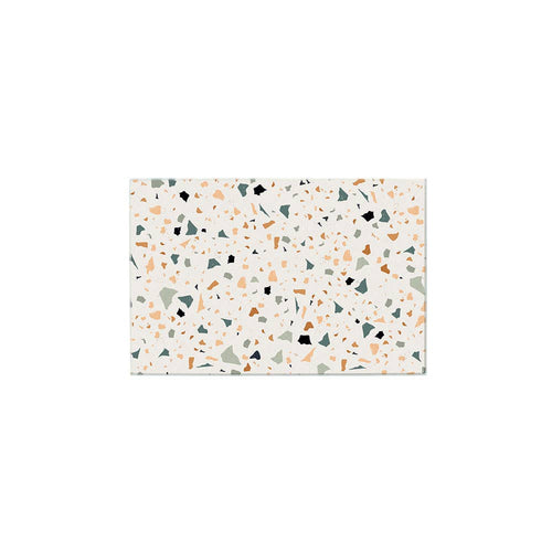Glazen snijplank « Terrazzo »: Kleurrijk / Ca. 30 x 20 cm