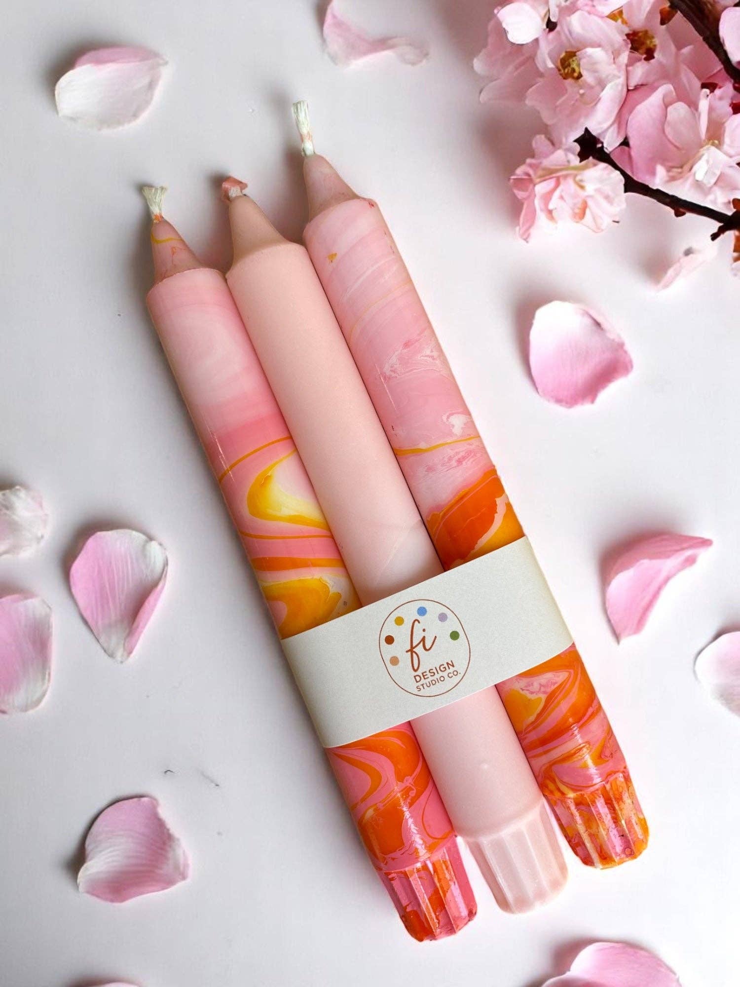 Gemarmerd Licht | Blush Bloei | 2,3x20 cm