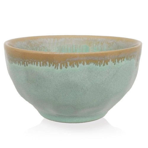Steengoed kom turquoise