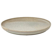 Groot stenen bord ø 27,5 cm, modern grijs